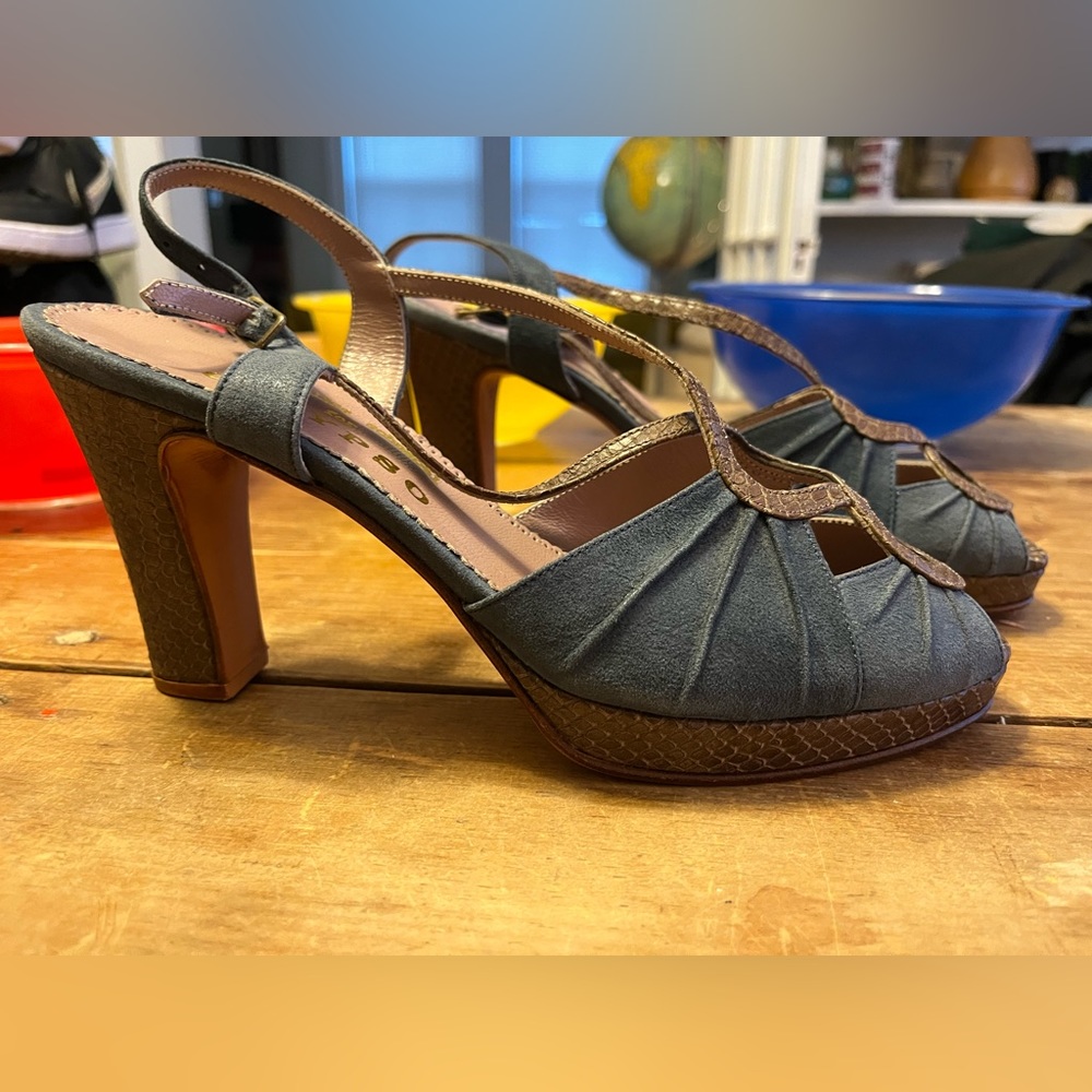 jacqueline schnabel for calypso sling back heels
